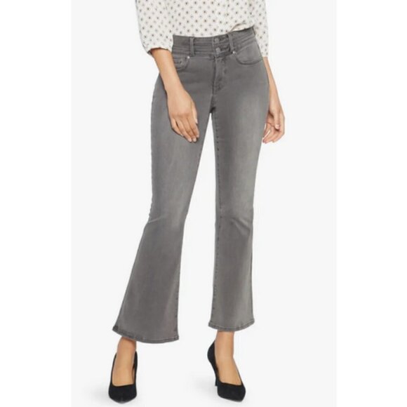💕NYDJ💕 Ava High Waist Flare Jeans ~ Smokey Mountain Gray 12 NWT - Picture 1 of 16